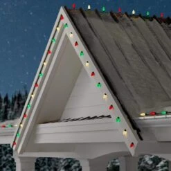 Home Accents Holiday 100 Count Red/Green/Warm White Faceted C9 LED Lights -Christmas Decor Shop home accents holiday christmas string lights 24rt3692415f3c e1 1000