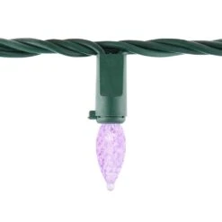 Home Accents Holiday 16.33 Ft. 50-Light Purple LED Faceted C3 Super Bright Constant-On Light String -Christmas Decor Shop home accents holiday christmas string lights ty826 1415 fc3 40 1000