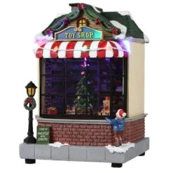 Home Accents Holiday 9.5 In. Animated Toy Shop 10 Home Accents Holiday 9.5 In. Animated Toy Shop -Christmas Decor Shop home accents holiday christmas villages nm x14211aa a0 1000