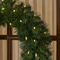 Home Accents Holiday 24 In. Wesley Long Needle Pine LED Pre-Lit Artificial Christmas Wreath (4 Pack) 11 Home Accents Holiday 24 In. Wesley Long Needle Pine LED Pre-Lit Artificial Christmas Wreath (4 Pack) -Christmas Decor Shop home accents holiday christmas wreaths 23pg80016 a0 1000