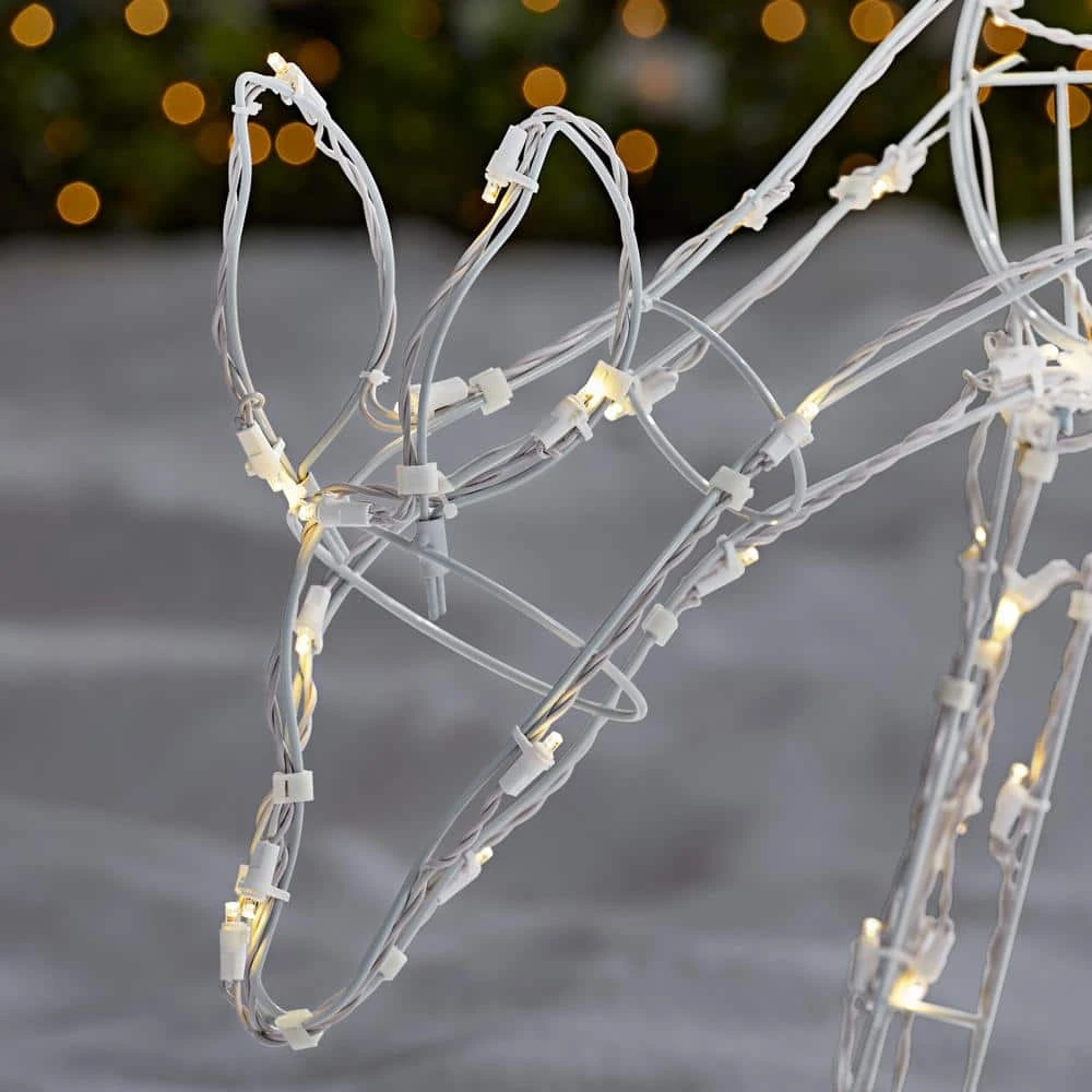 Home Accents Holiday 3 Ft. LED Wire Doe Holiday Yard Decoration Y32 7 Home Accents Holiday 3 Ft. LED Wire Doe Holiday Yard Decoration Y32 - Image 5
