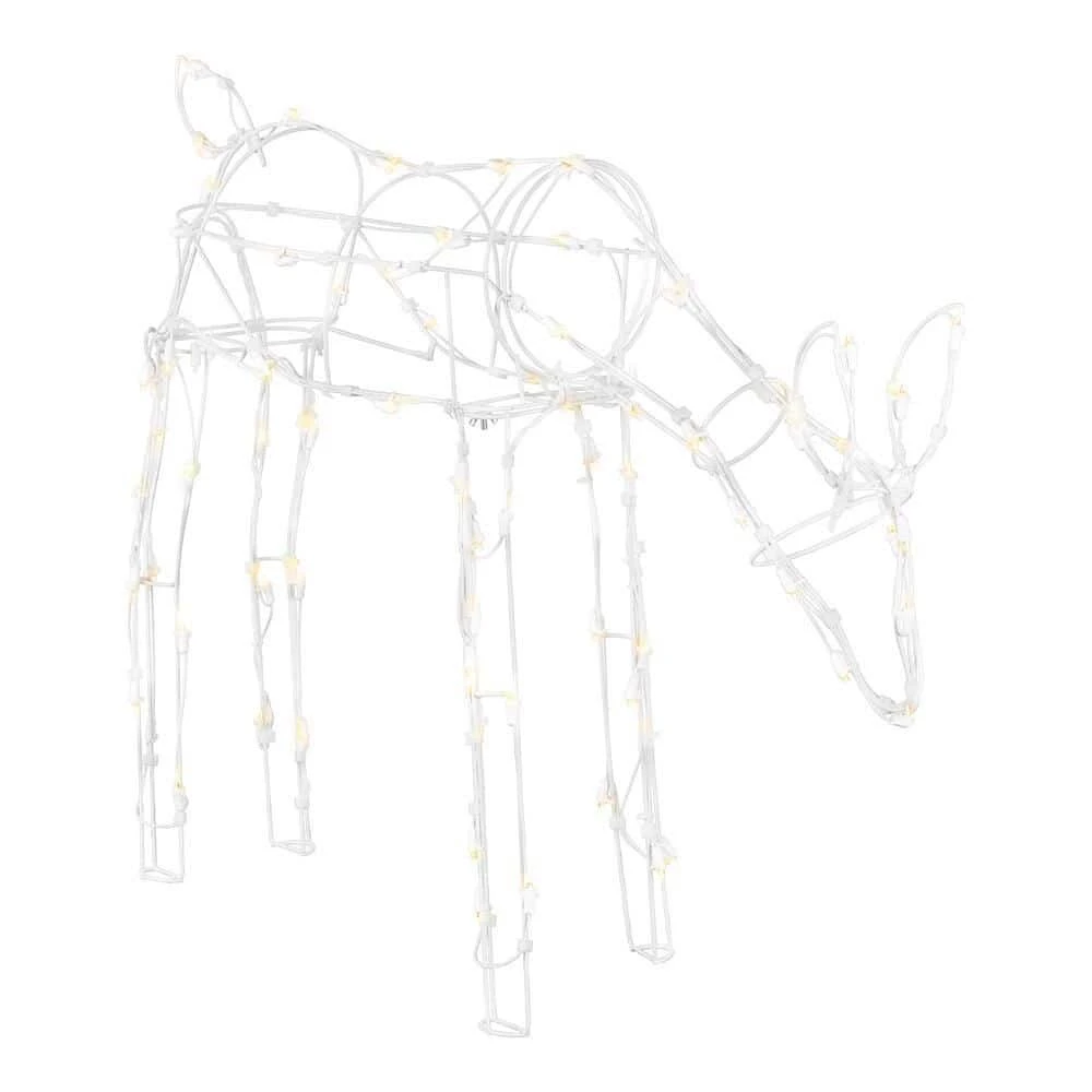 Home Accents Holiday 3 Ft. LED Wire Doe Holiday Yard Decoration Y32 3 Home Accents Holiday 3 Ft. LED Wire Doe Holiday Yard Decoration Y32