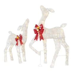 Home Accents Holiday 2-Piece Polar Wishes LED Deer Holiday Yard Decoration Y38 -Christmas Decor Shop home accents holiday christmas yard decorations 23rt40619114 40 1000