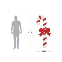 Home Accents Holiday 6 Ft. Icicle Shimmer Twinkling LEDCandy Cane With Red Bow Holiday Yard Decoration Y16 11 Home Accents Holiday 6 Ft. Icicle Shimmer Twinkling LEDCandy Cane With Red Bow Holiday Yard Decoration Y16 -Christmas Decor Shop home accents holiday christmas yard decorations 25rt0942511 a0 1000