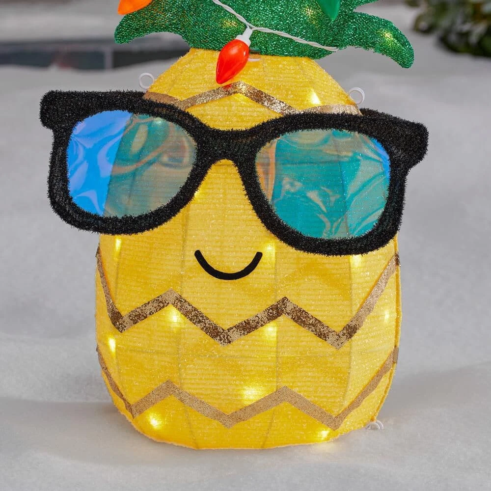 Home Accents Holiday 3 Ft. Coastal LED Pineapple Holiday Yard Decoration Y51 8 Home Accents Holiday 3 Ft. Coastal LED Pineapple Holiday Yard Decoration Y51 - Image 6