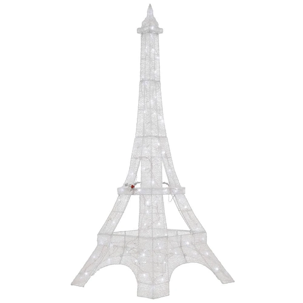 Home Accents Holiday 86 In. LED Lighted Twinkling Eiffel Tower 12 Home Accents Holiday 86 In. LED Lighted Twinkling Eiffel Tower - Image 10