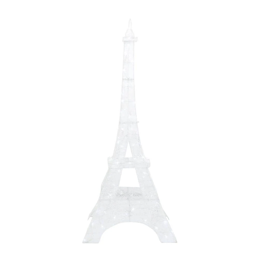 Home Accents Holiday 86 In. LED Lighted Twinkling Eiffel Tower 9 Home Accents Holiday 86 In. LED Lighted Twinkling Eiffel Tower - Image 7