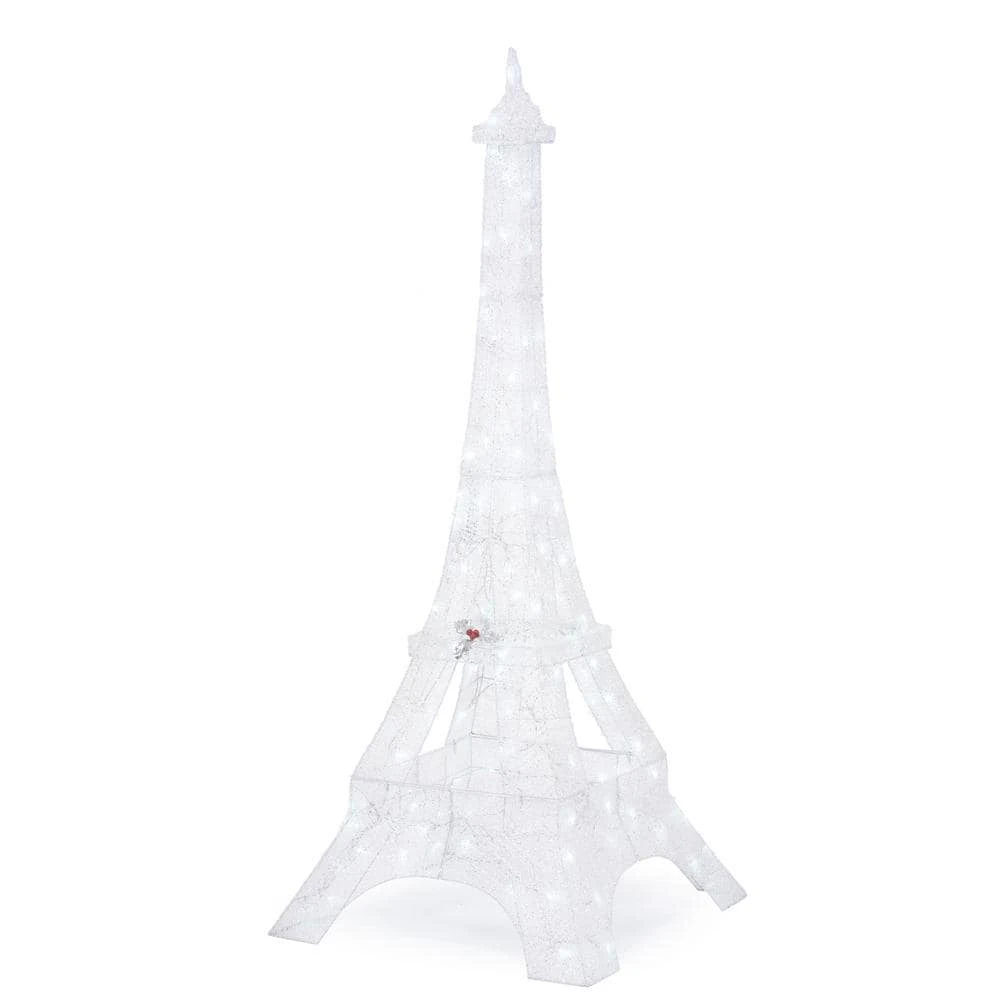 Home Accents Holiday 86 In. LED Lighted Twinkling Eiffel Tower 10 Home Accents Holiday 86 In. LED Lighted Twinkling Eiffel Tower - Image 8