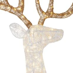 Home Accents Holiday 8.5 Ft. Polar Wishes Giant-Sized LED Buck With Bow Holiday Yard Decoration -Christmas Decor Shop home accents holiday christmas yard decorations ty285 1911 66 1000