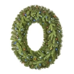 30 In Prelit Twinkly Swiss Mountain Wreath -Christmas Decor Shop home decorators collection christmas wreaths 22pg80058 40 1000