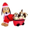 3.25 Ft H And 6.25 Ft W Long Christmas Puppy Inflatable With Built-in LEDs,Self-Inflatable For Dachshund Yard Decoration -Christmas Decor Shop joyfy christmas inflatables 30209 b 64 1000