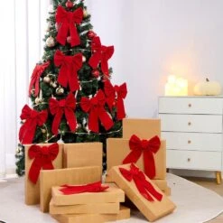 12 Pack Christmas Red Ornament Velvet Bows 13 In. Long By 9 In. Wide Decorative Christmas Bow, Wreath Garland Tree Decor 15 12 Pack Christmas Red Ornament Velvet Bows 13 In. Long By 9 In. Wide Decorative Christmas Bow, Wreath Garland Tree Decor -Christmas Decor Shop joyfy christmas ornament sets 15893 b 76 1000