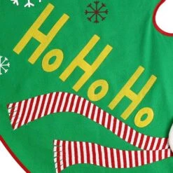 Syncfun 48 In. Green Christmas Tree Skirt With 3D Santa Design -Christmas Decor Shop joyfy christmas tree skirts 30104 1f 1000