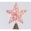 9 In Christmas Tree Toppers, Battery Powered Glitter Pink Star Tree Topper Lighted With 20 LED Warm White Lights -Christmas Decor Shop joyfy christmas tree toppers 31727 b 64 1000