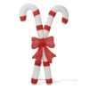 33 In. Lighted Candy Cane With Red Bowknot Christmas Decorations -Christmas Decor Shop karl home christmas yard decorations k1g61000514 64 1000