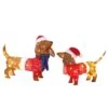 2PCS 28 In. Lighted Dachshund Dogs Christmas Decoration -Christmas Decor Shop karl home christmas yard decorations k1g61000524 64 1000
