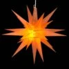 14 In. Illuminated LED Amber Holiday Moravian Star -Christmas Decor Shop kringle traditions christmas novelty lights 72715 64 1000