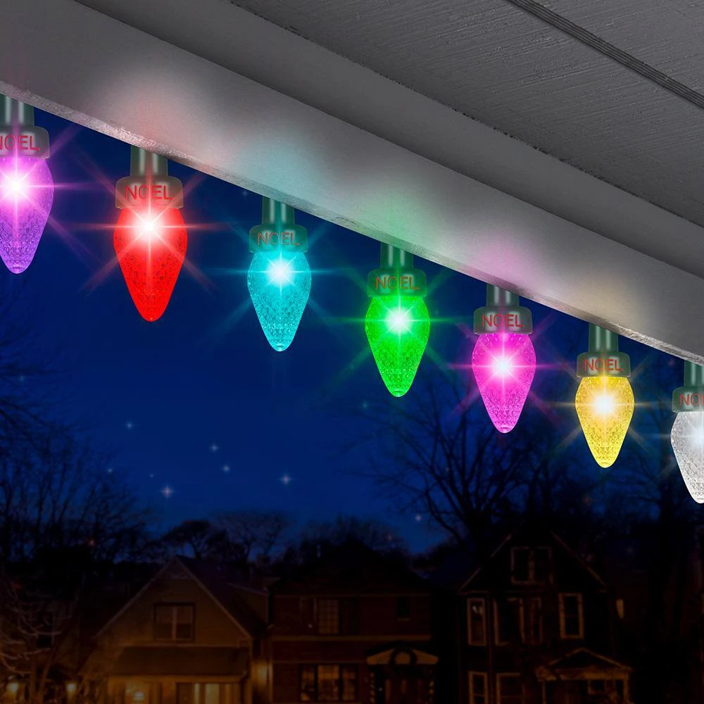 ColorMotion 24-Light Multi-Color Deluxe Christmas C7 LED String Light 4 ColorMotion 24-Light Multi-Color Deluxe Christmas C7 LED String Light - Image 2