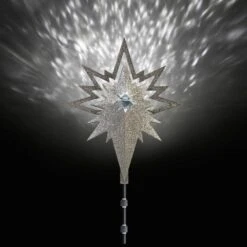 18.50 In. Lighted Projection Tree Topper- Kaleidoscope Set -Christmas Decor Shop lightshow christmas tree toppers 38708 a0 1000