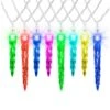 24.5 Ft. 24-Light Color Motion Deluxe String Icicle Bulbs -Christmas Decor Shop lightshow icicle lights 116096 64 1000