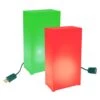 Red And Green Light Electric Luminaria Kit (10-Count String) -Christmas Decor Shop lumabase christmas pathway lights 34010 64 1000
