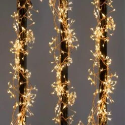 300-Lights LED Copper Electric Firecracker Fairy String Lights -Christmas Decor Shop lumabase christmas string lights 58401 1f 1000