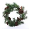 2 Ft. Artificial Decorative Wreath -Christmas Decor Shop luxenhome christmas wreaths wh139 64 1000
