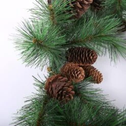 2 Ft. Artificial Decorative Wreath -Christmas Decor Shop luxenhome christmas wreaths wh139 fa 1000