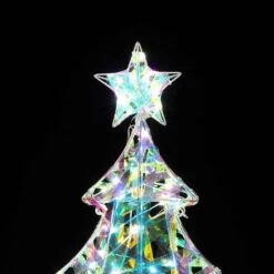 48 In. H Outdoor And Indoor Christmas Tree With Lights -Christmas Decor Shop luxenhome christmas yard decorations whhd2074 44 1000