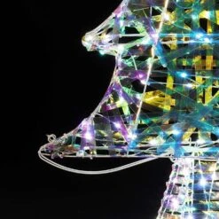 48 In. H Outdoor And Indoor Christmas Tree With Lights -Christmas Decor Shop luxenhome christmas yard decorations whhd2074 76 1000