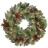 24 In. Battery Operated PreLit LED Artificial Christmas Wreath With Pinecones And Berries 1 24 In. Battery Operated PreLit LED Artificial Christmas Wreath With Pinecones And Berries -Christmas Decor Shop maypex christmas wreaths h53l0w0a8s6l8w 64 1000