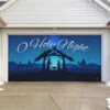 7 Ft. X 16 Ft. Nativity Scene O' Holy Night-Christmas Garage Door Decor Mural For Double Car Garage -Christmas Decor Shop my door decor christmas garage door decorations 285905xmas 022 64 1000