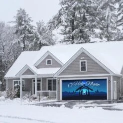 7 Ft. X 16 Ft. Nativity Scene O' Holy Night-Christmas Garage Door Decor Mural For Double Car Garage -Christmas Decor Shop my door decor christmas garage door decorations 285905xmas 022 76 1000