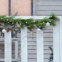 20 Ft. White Pine Garland 27 20 Ft. White Pine Garland -Christmas Decor Shop national plant network christmas garland hd1856 31 1000