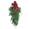 30 In. Mixed Pine Christmas Teardrop With Bow -Christmas Decor Shop national tree company artificial christmas plants rac hav060925 64 1000