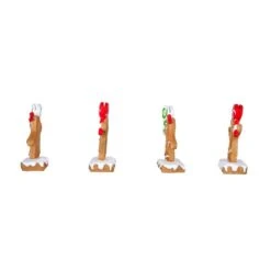 Four Piece 2 In. Gingerbread Cookie Card Holders 11 Four Piece 2 In. Gingerbread Cookie Card Holders -Christmas Decor Shop national tree company christmas figurines frt75 b193616z1 1f 1000
