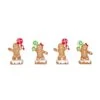 Four Piece 2 In. Gingerbread Cookie Card Holders -Christmas Decor Shop national tree company christmas figurines frt75 b193616z1 64 1000