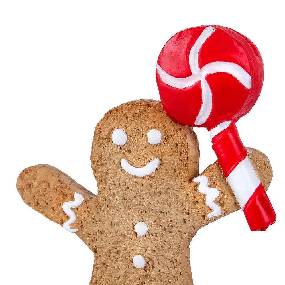 Four Piece 2 In. Gingerbread Cookie Card Holders 4 Four Piece 2 In. Gingerbread Cookie Card Holders - Image 2