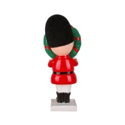 10 In. Christmas Soldier Holding Wreath -Christmas Decor Shop national tree company christmas figurines frt75 p213107z1 1f 1000