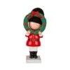 10 In. Christmas Soldier Holding Wreath -Christmas Decor Shop national tree company christmas figurines frt75 p213107z1 64 1000