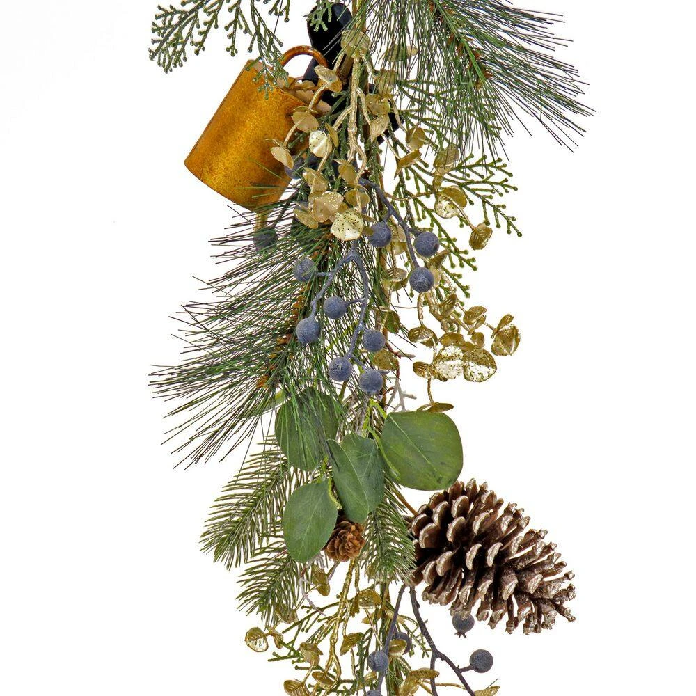 6 Ft. HGTV Home Collection Swiss Chic Unlit Garland 4 6 Ft. HGTV Home Collection Swiss Chic Unlit Garland - Image 2