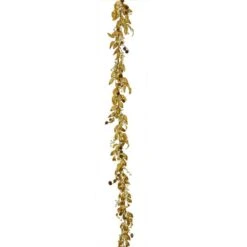 9 Ft. HGTV Home Collection Metallic Gold Laurel Garland 8 9 Ft. HGTV Home Collection Metallic Gold Laurel Garland -Christmas Decor Shop national tree company christmas garland hgtdl87 x22691g 4f 1000