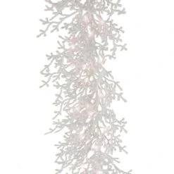 6 Ft. HGTV Home Collection Pre-Lit Christmas By The Sea Coral Garland -Christmas Decor Shop national tree company christmas garland ho76 yl52 6c c3 1000