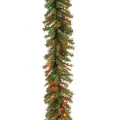 9 Ft. X 10 In. Norwood Fir Artificial Christmas Garland With 50 Multi-Lights
