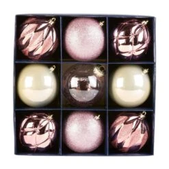 9-Piece Christmas Ball Ornament Set