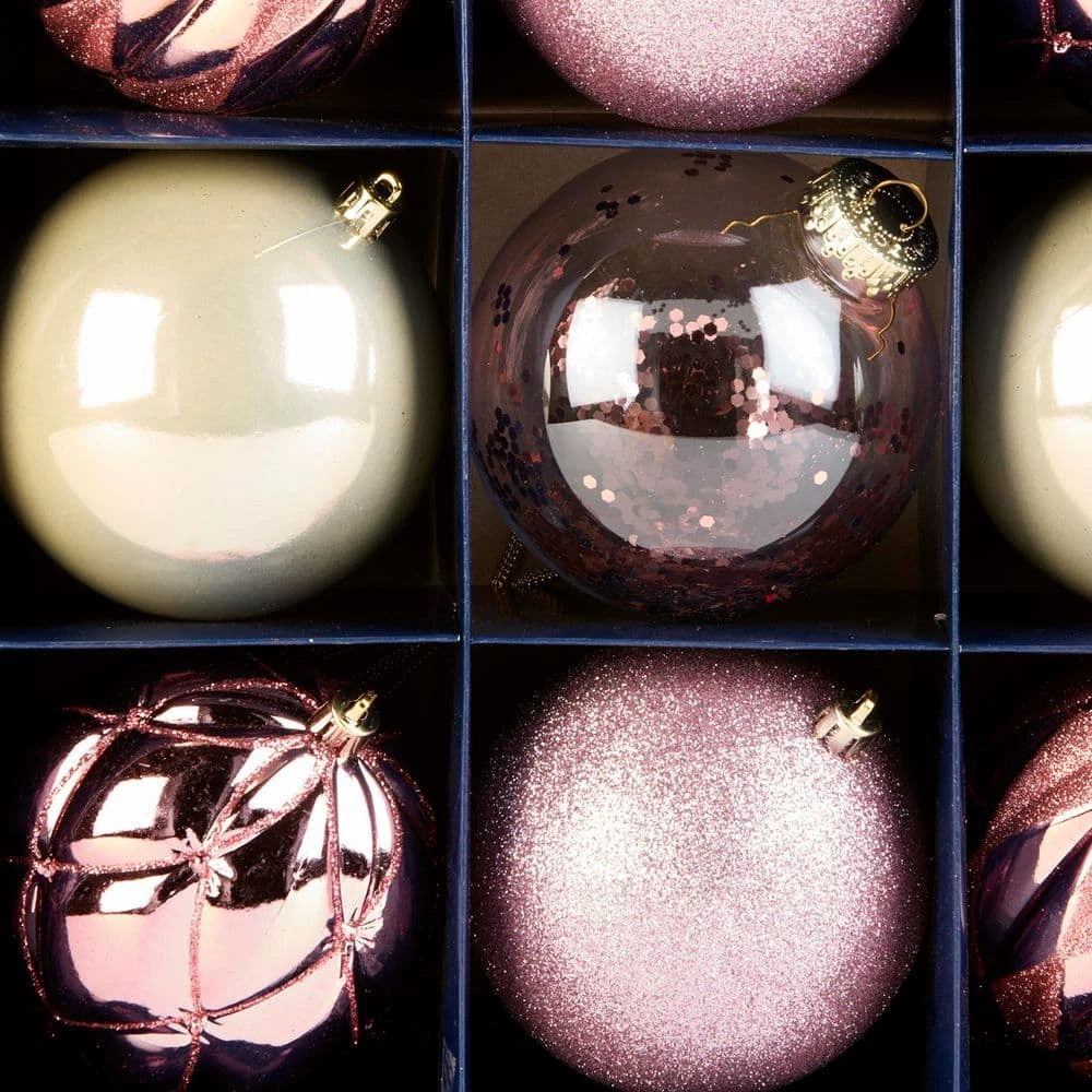 9-Piece Christmas Ball Ornament Set 4 9-Piece Christmas Ball Ornament Set - Image 2