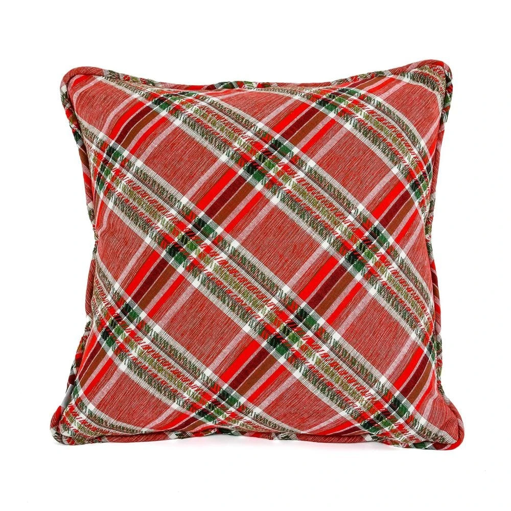 18 In. HGTV Home Collection Embroidered "Joy" Christmas Pillow 6 18 In. HGTV Home Collection Embroidered "Joy" Christmas Pillow - Image 4