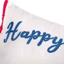 20 In. HGTV Home Collection Embroidered “Happy Holidays” Pillow -Christmas Decor Shop national tree company christmas textiles hgt93 tcc26160a 1f 1000