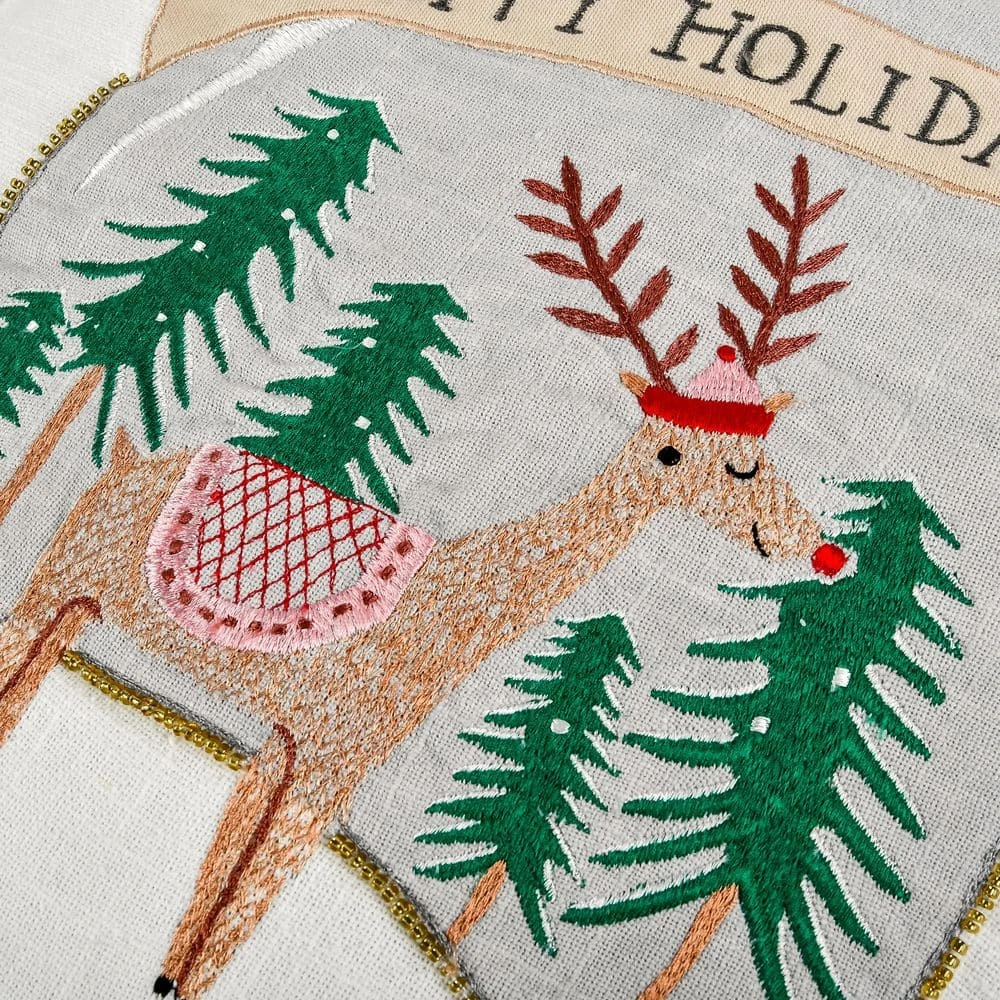 18 In. HGTV Home Collection Snow Globe Christmas Pillow 4 18 In. HGTV Home Collection Snow Globe Christmas Pillow - Image 2