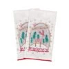 18 In. HGTV Home Collection Christmas Snow Globe Guest Towel (2-Pack) -Christmas Decor Shop national tree company christmas textiles hgtdd94 20348kt 64 1000